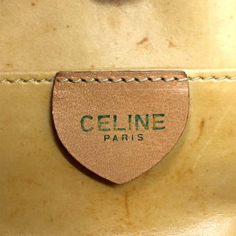 Celine Macadam Shoulder Bag Crossbody Beige - Picture 9 of 10